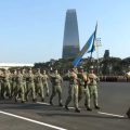 Bakıda hərbi paradda ilk dəfə insansız sistem qoşunlarının parad heyəti keçib