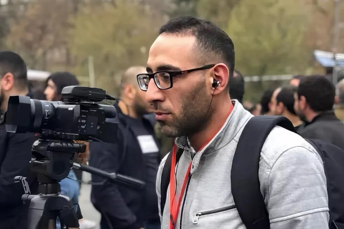 Ermənistanda daha bir jurnalist saxlanıldı - VİDEO