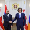 Кобахидзе и Мирзоян обсудили использование транзитного потенциала Грузии и Армении