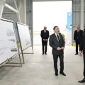 Ильхам Алиев принял участие в открытии завода