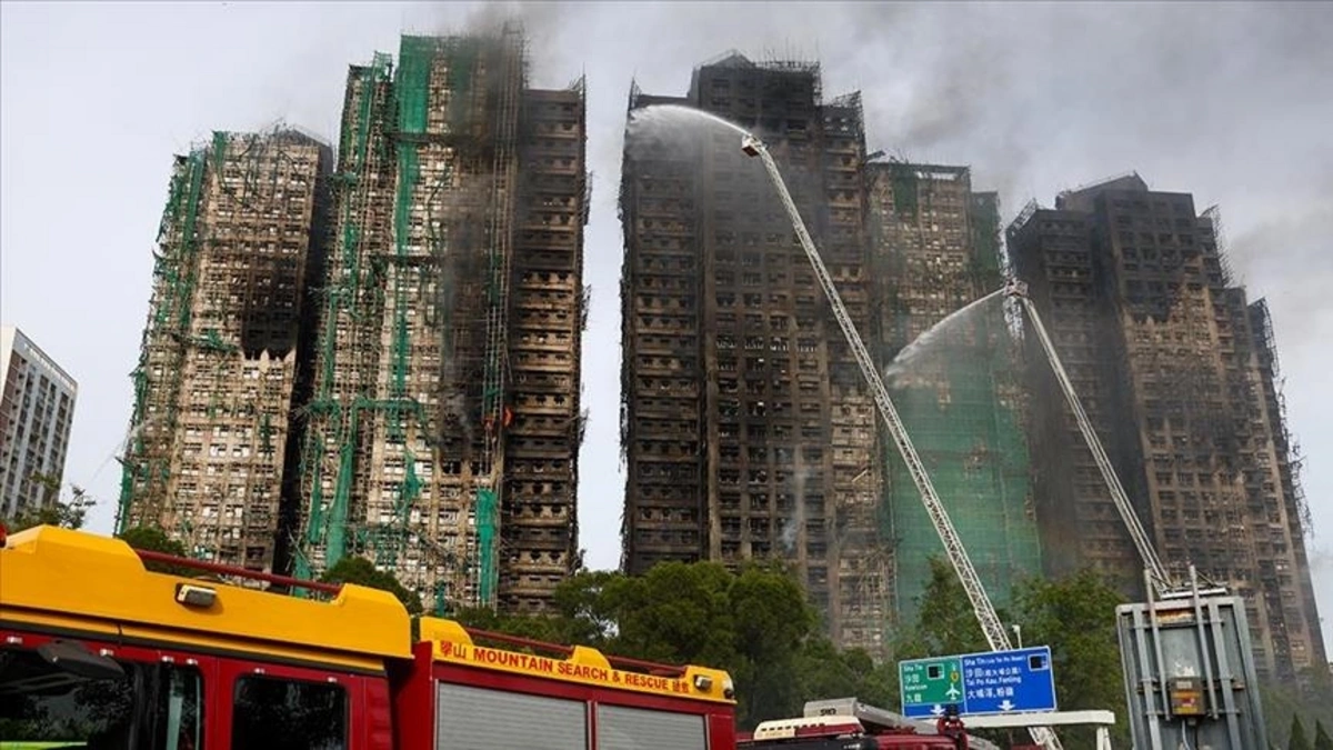 Honkonqda baş verən yanğınla əlaqədar 8 nəfər həbs edilib