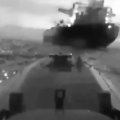 Qara dənizdə gəminin vurulma anı - VİDEO