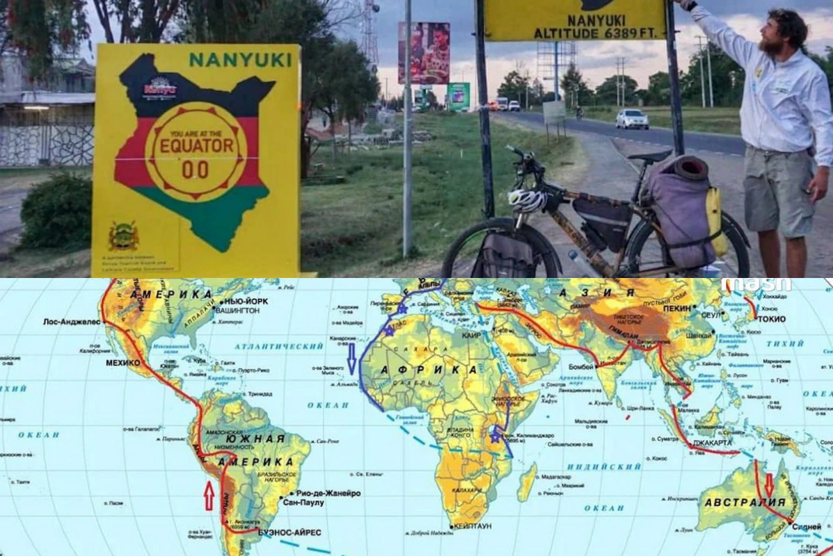 Səyyah bambukdan hazırlanmış velosipedlə ABŞ boyunca ən uzun marşruta hazırlaşır