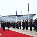Prezident İlham Əliyevin Bratislavada rəsmi qarşılanma mərasimi olub - FOTO