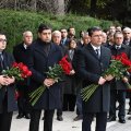 MEDİA-nın kollektivi Heydər Əliyevin məzarını ziyarət etdi - FOTOLAR