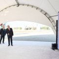 Prezident Ağdam Sənaye Parkında “Saloğlu Qarabağ” MMC-nin istehsal müəssisəsinin təməlini qoyub