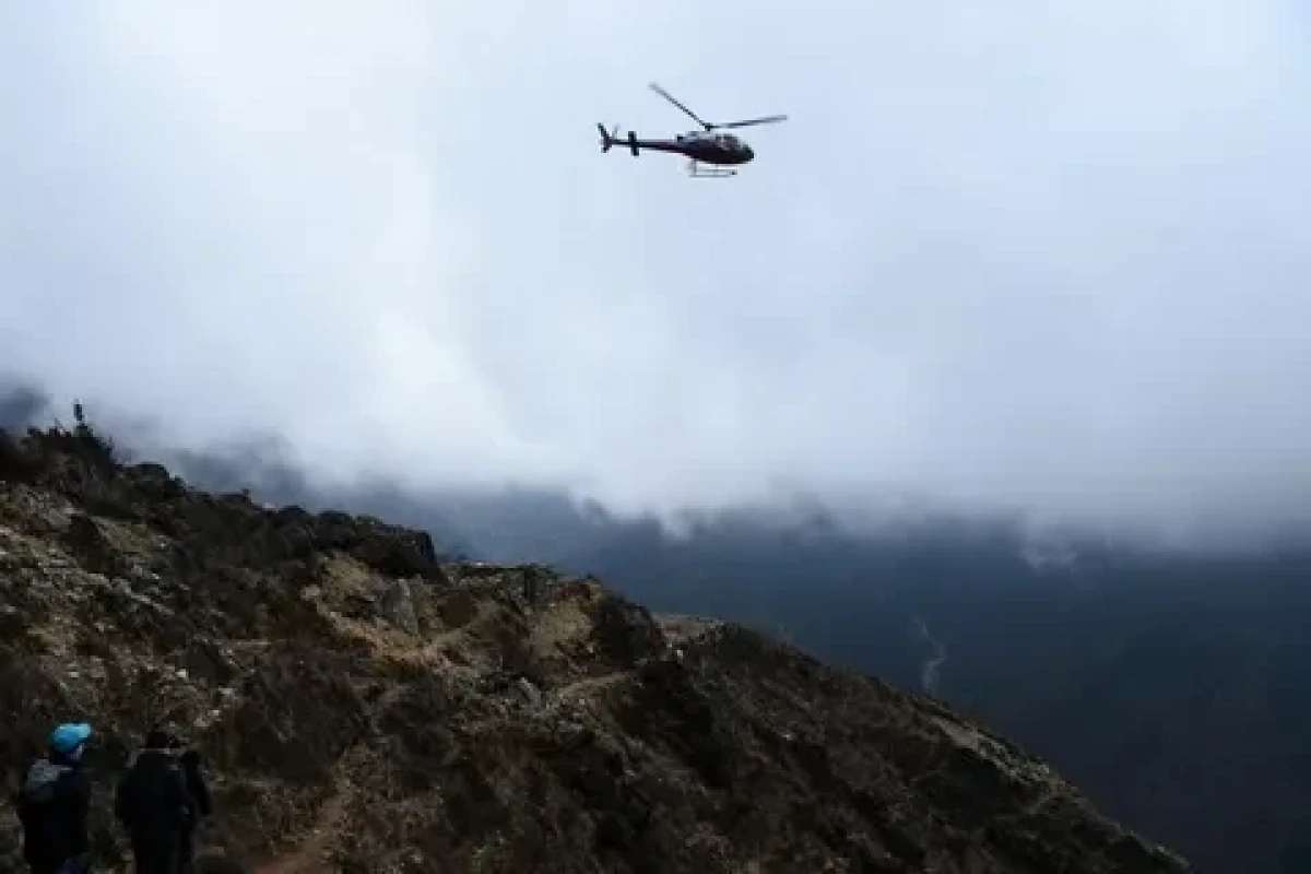 Helikopter qəzaya uğrayıb, ölənlər var