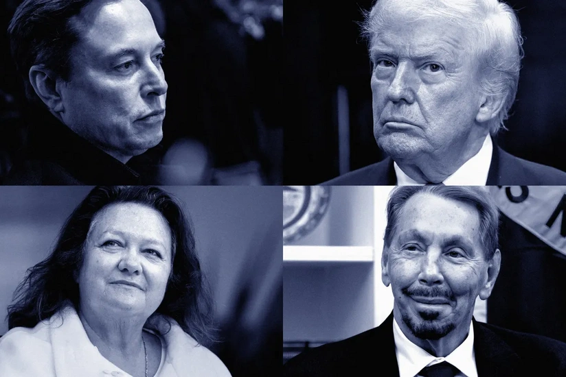 В 2025 году состояние самых богатых людей мира выросло на $2,2 трлн