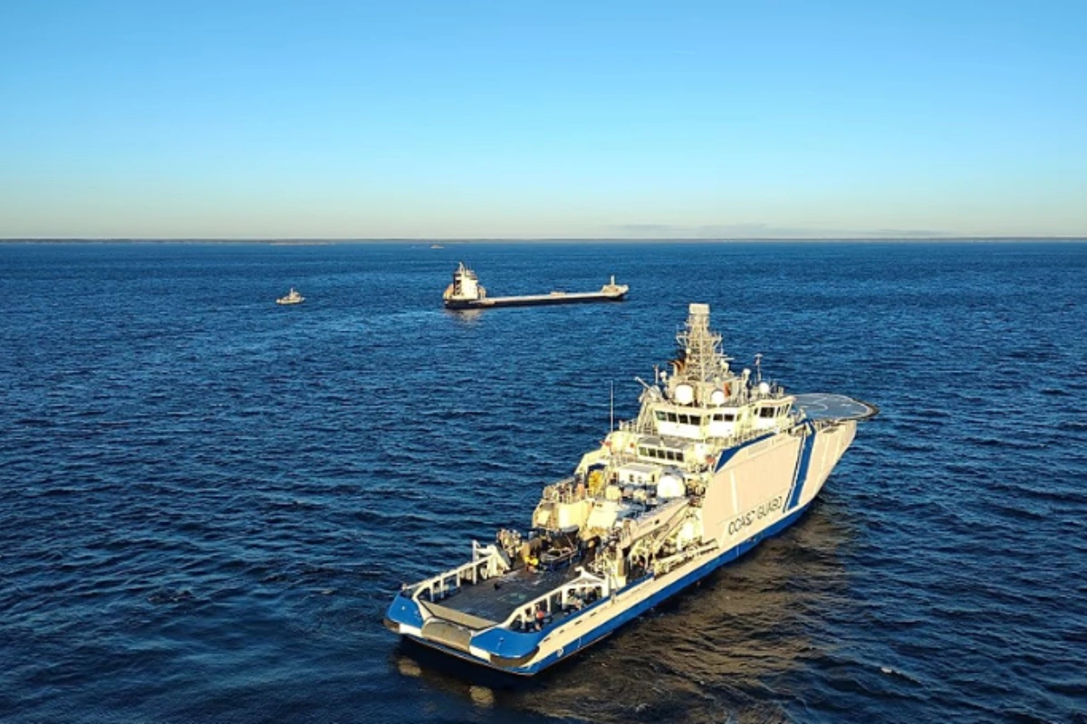 Finlandiyada rabitə kanalını zədələdiyinə görə gəmi heyətinin iki üzvü həbs edildi