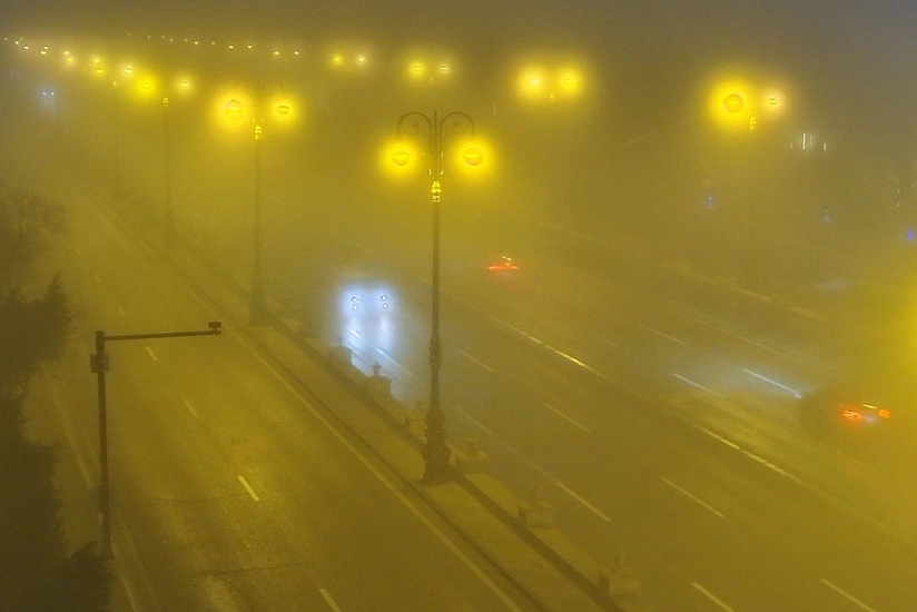 На ряде дорог Баку из-за тумана снижен скоростной режим