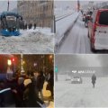 Снежная буря парализовала жизнь в Москве, въезд в столицу из регионов заблокирован-ВИДЕО