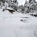 В Загатале высота снежного покрова достигает 50 см
