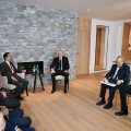 Prezident İlham Əliyev Davosda “DP World” şirkətlər qrupunun sədri və icraçı direktoru ilə görüşüb - FOTO