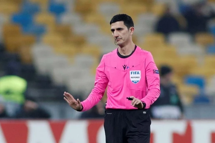 Алияр Агаев получил назначение на матч Лиги Европы