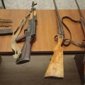 Qanunsuz saxlanılan odlu silah-sursat aşkar olunaraq götürüldü
