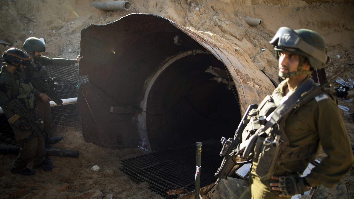 İsrail ordusu Qəzzada dörd kilometr uzunluğunda tuneli məhv edib