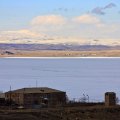 В Нахчыване замерзло Арпачайское водохранилище