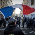 СМИ: Во Франции более 45 тыс. человек приняли участие в акции протеста полицейских