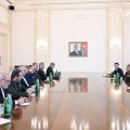 İlham Əliyev İranın müdafiə və silahlı qüvvələrə dəstək nazirini qəbul edib - FOTOLAR