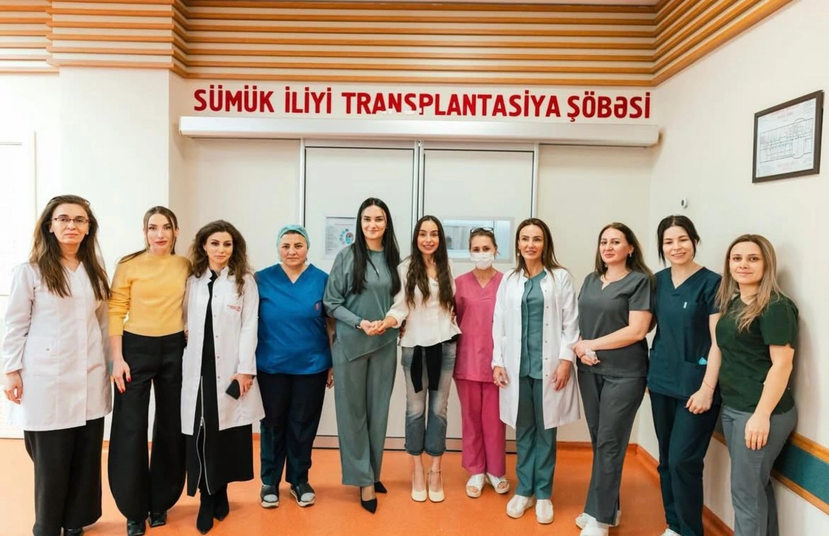 Alyona Əliyeva Talassemiya Mərkəzindən paylaşım edib - FOTO