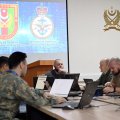 Азербайджанские и британские военные на учениях Defence Cyber Marvel 2026