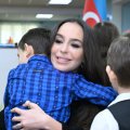Leyla Əliyeva Tiranada uşaq evini ziyarət edib - FOTO