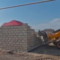 Gəncədə qanunsuz tikililər söküldü - FOTO/VİDEO