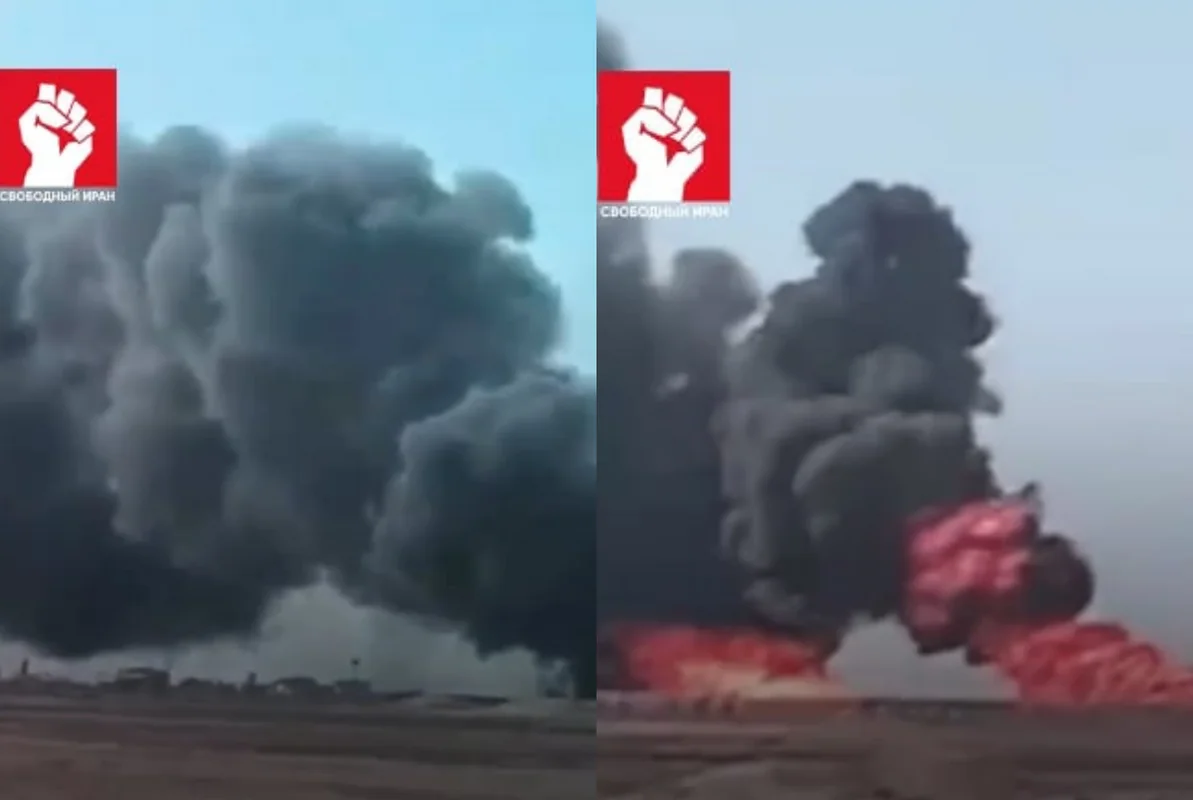 İranda neft kəmərində güclü partlayış baş verib - VİDEO