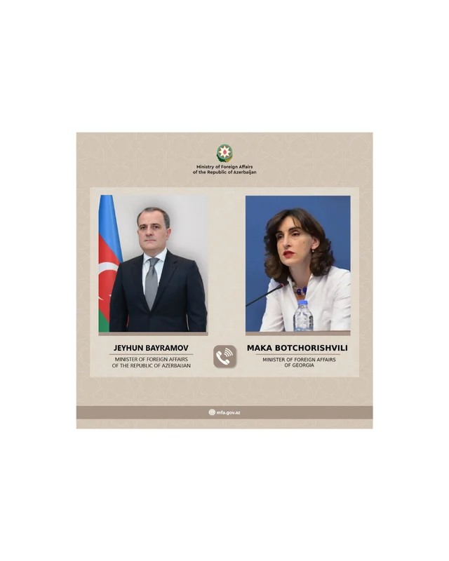 Gürcüstan XİN rəhbəri Ceyhun Bayramova zəng edib