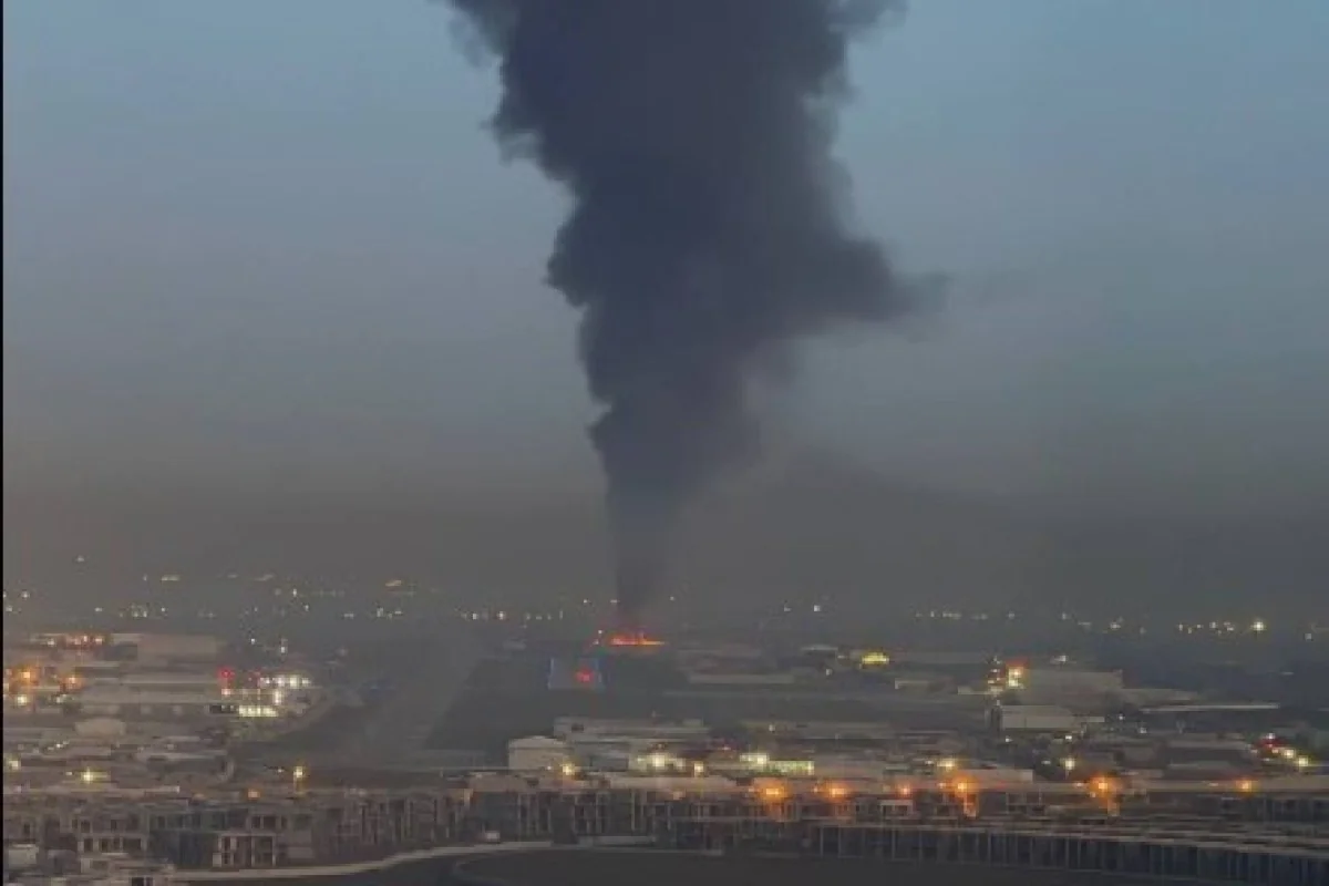 Ərbil aeroportuna dron zərbəsi bir nəfərin həyatına son qoyub - VİDEO