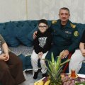 Dövlət Sərhəd Xidmətinin rəhbərliyi şəhid ailələrini ziyarət etdi - FOTOLAR