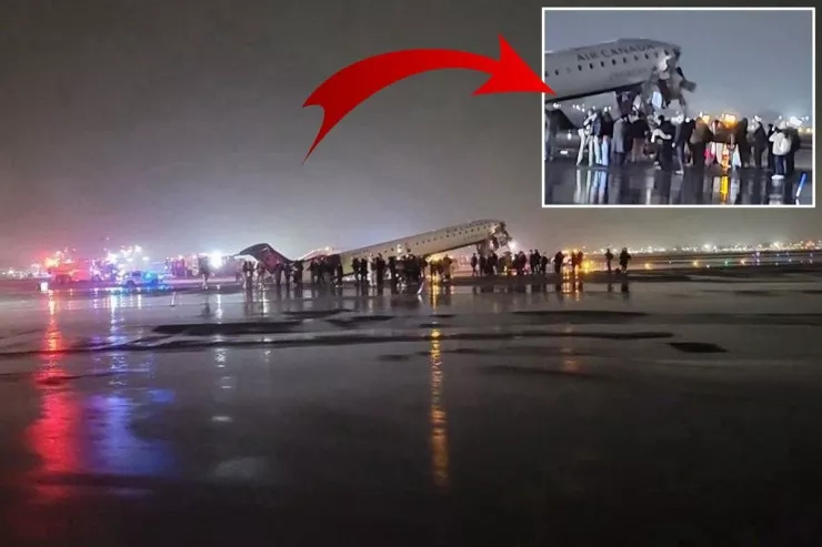 Sərnişin təyyarəsi yanğınsöndürən maşınla toqquşdu: Ölənlər və yaralılar var