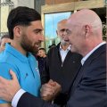 İnfantino iranlı futbolçularla görüşdü