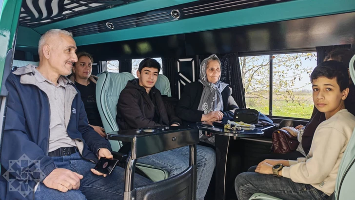 В Кяльбаджар выехала очередная группа бывших вынужденных переселенцев-ФОТО