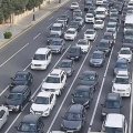 На ряде дорог Баку затруднено движение транспорта