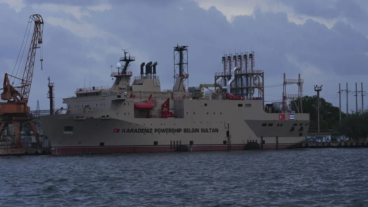 Türkiyədən Kubaya kömək - Ölkəyə üzən elektrik stansiyası göndərildi