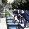 Qazaxıstan nümayəndə heyəti Şəhidlər xiyabanını və Zəfər parkını ziyarət etdi - FOTO