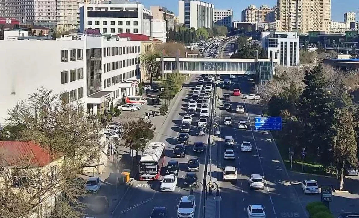 Bu ərazilərdə tıxac var