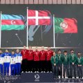 Azərbaycan tamblinq üzrə Avropa çempionatında komanda hesabında gümüş medal qazanıb - FOTO