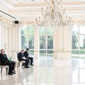 İlham Əliyev Esvatininin Azərbaycanda yeni təyin olunmuş səfirini qəbul etdi - FOTO