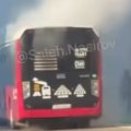 “BakuBus” avtobusunda tüstülənmə - VİDEO