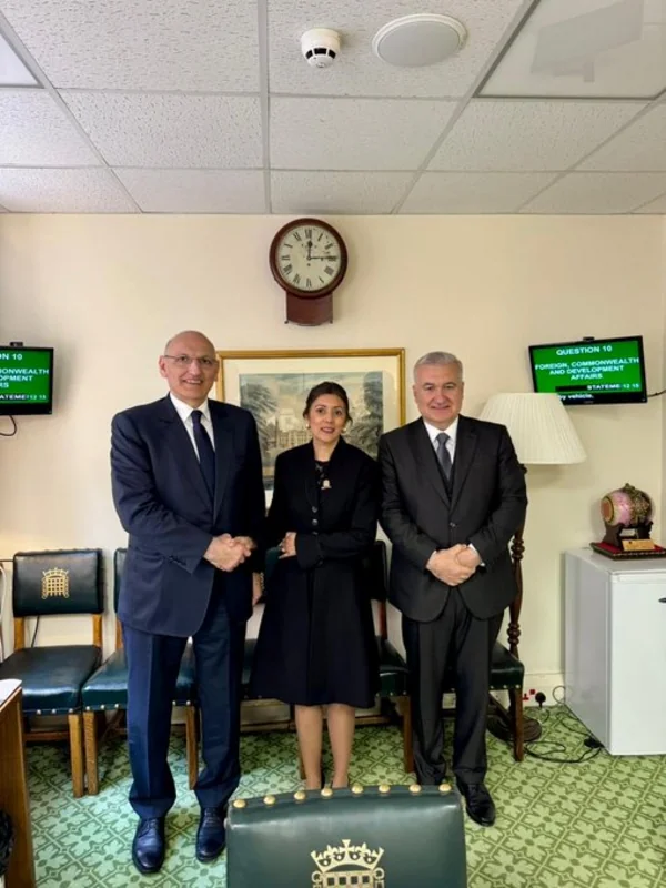 Elçin Əmirbəyov Britaniyada bir sıra görüşlər keçirdi - FOTO