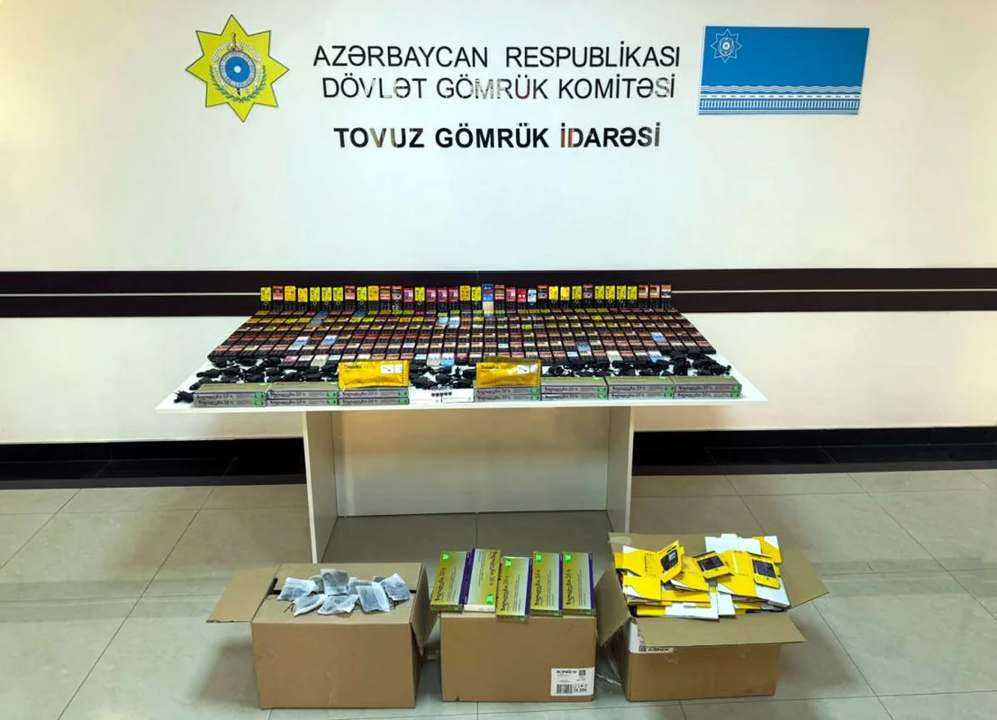 Gömrük postunda 243 ədəd mobil telefon aşkar edildi