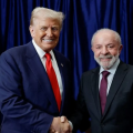 Tramp və Lula da Silva ticarət məsələlərini müzakirə ediblər