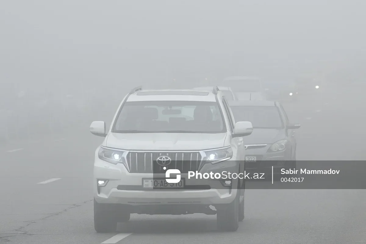 К сведению водителей: на автомагистралях Азербайджана снизится дальность видимости
