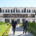 İlham Əliyev Zəngilanda inşa olunmuş ilk yaşayış kompleksinin açılışında iştirak etdi - FOTOLAR