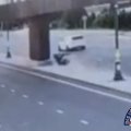 Yüksək sürət gənc motosikletçinin həyatına son qoydu - VİDEO