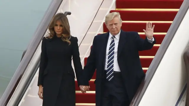 Трамп прибыл в Китай
