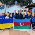 Daha 18 ukraynalı uşaq reabilitasiya üçün Bakıya gətirilib