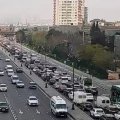 В Баку на некоторых улицах и проспектах наблюдаются пробки